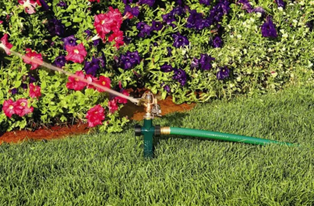 Impact Sprinkler Brass Model 58214N Large Area Coverage 90 Ft Adjustable Steel